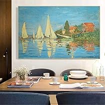 Amazon.co.jp: クロード・モネ《アルジャントゥイユのレガッタ