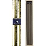 日本香堂(Nippon Kodo) かゆらぎ 檜 スティック 40本入 香立付 単品 ホワイト 40個 (x 1)