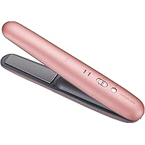 KHS-8610 ストレートアイロン ピンク 充電式（コードレス） コイズミ KOIZUMI コードレス ストレートアイロン 18mm 160