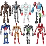 Amazon リアル スティール 5インチアクションフィギュア バーサス2パック アトムvsゼウス Real Steel 5inch Action Figures Versus 2 Pack Atom Vs Zeus 並行輸入 フィギュア ドール 通販