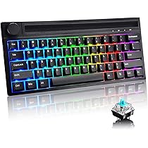 タイプライター型メカニカルキーボード(bluetooth5.0, 青軸) 7156G1FxkNL._AC_UL210_SR210,