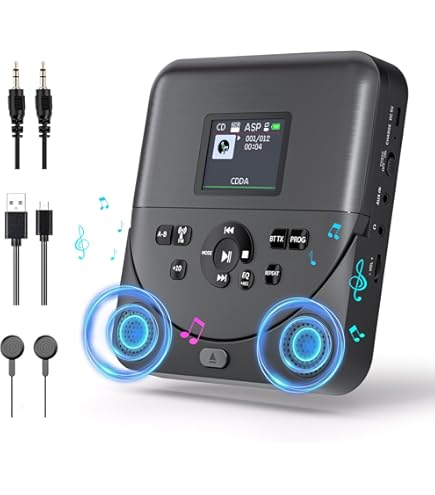 Amazon.co.jp: コイズミ ポータブルCD SAD-3902/A [ブルー] : 家電＆カメラ