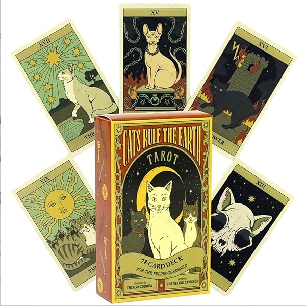 Amazon | Cats Rule the Earth Tarot: 78-Card Deck and Guidebook for