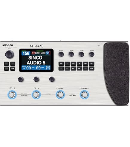 Amazon.co.jp: M-VAVE MK-300 ギター ベース AMP モデラー
