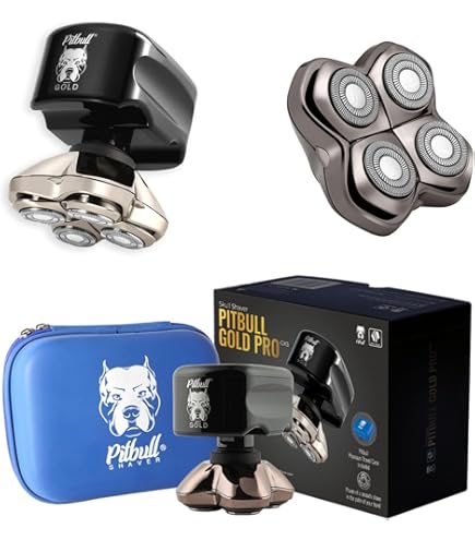 Skull Shaver スカルシェーバー Pitbull Gold PRO Amazon.com: Skull Shaver Pitbull Gold PRO Head & Face Shaver