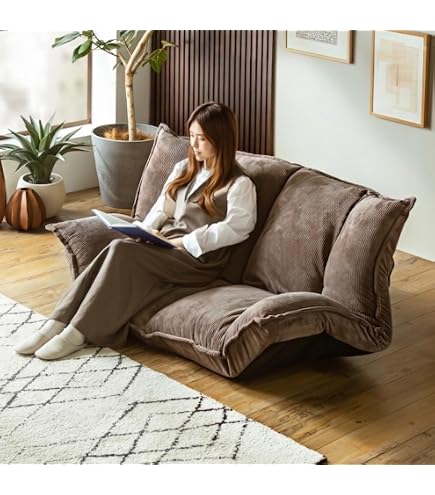Amazon｜森風ShinrinKaze ソファベッド 1-2人掛け 折りたたみ ロー