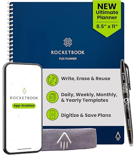 Amazon | Rocketbook Core 再利用可能スマートノートブック | 革新的で
