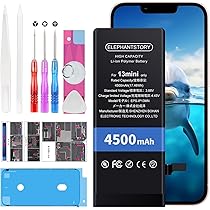 Amazon | ElephantStory For iPhone 13 Mini バッテリー 大容量