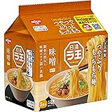 日清食品 日清ラ王 味噌 5食パック インスタント袋麺 (99g×5食)×6個