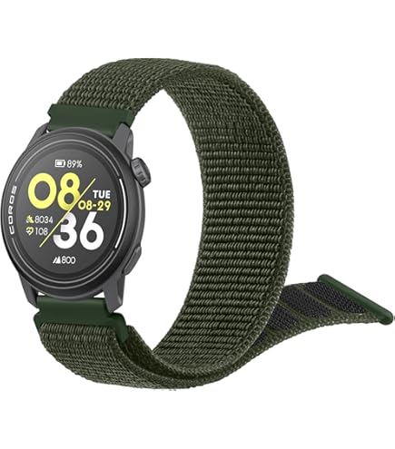 Amazon.co.jp: [COROS] カロス ナイロンバンド 20mm 速乾 柔軟 超軽量