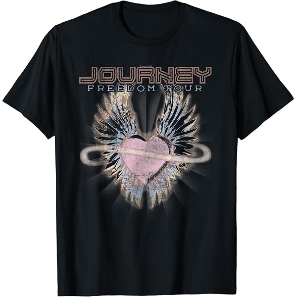 Amazon | Journey 50th Anniversary Music Album Art Vintage Band T