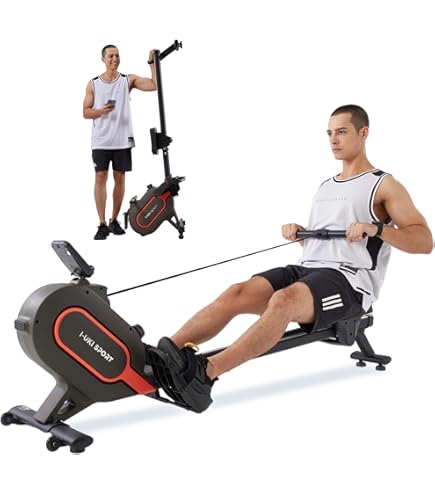Amazon | JOROTO ローイングマシン 折り畳み可能 、10レベルの磁気抵抗  