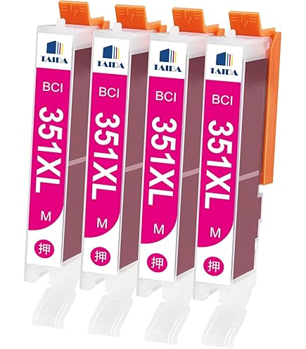 Amazon.co.jp: BCI-350XL-PGBK 染料+BCI-351XL（BK/C/M/Y）/5MP 互換