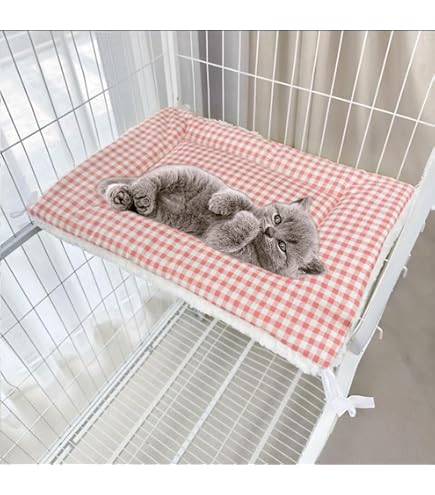 Amazon.co.jp: ケージ用天井ボアベッド 枕付き グレー 猫 ベッド