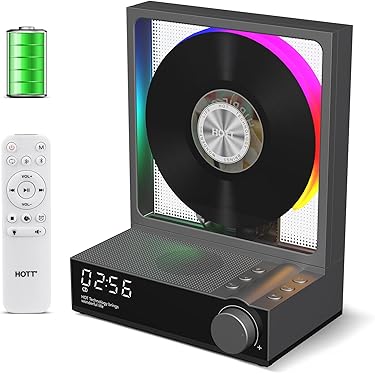 お買得❤️カラーライト付き⭐️CDプレイヤー⭐️Bluetooth⭐️リモコン付き お買得❤️カラーライト付き⭐️CDプレイヤー⭐️Bluetooth