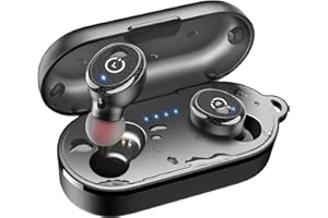 TOZO T10 Bluetooth イヤホン【2024新版】ワイヤレスイヤホン Bluetooth5.3 IPX8完全防水 充電ケース付き 自動ペアリング ブルートゥースイヤホン ノイズキャンセリング 最大46時間再生 ビジネス/テレワーク/通勤/