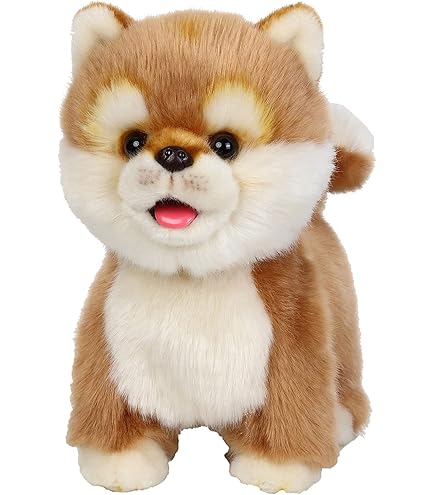 Amazon.co.jp: 電子ウォーキング ポメラニアン ぬいぐるみ 犬
