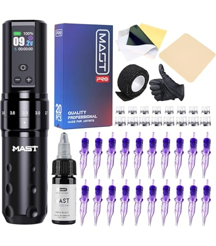 Amazon.co.jp: MAST TATTOO ワイヤレスバッテリー Fold Pro タトゥー