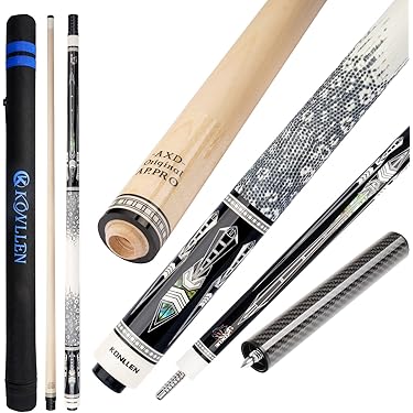 CUESOUL ビリヤード キュー ケース 2ピースメープルプール スティック CUESOUL ビリヤード キュー ケース 2ピースメープルプール