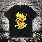Amazon Xiannv Pokemon ポケモン Pikachu ピカチュウ ワンピース ナルト ドラゴンボール アニメ メンズ レディース 夏服 スポーツ Tシャツ 半袖 Tシャ Tシャツ カットソー 通販