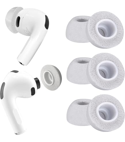 AirPods Pro 第3世代（2026年7月購入）ケース イヤーピース付き Amazon | NWYRJO AirPods Pro 3 専用 交換用 イヤーピース 低反発形状