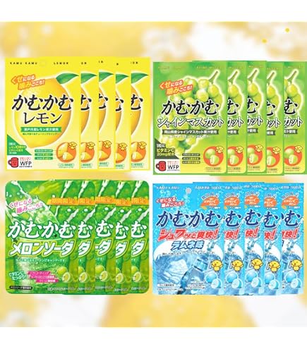 Amazon | かむかむレモン ボトル3種アソート×各1個入(レモン・シャイン