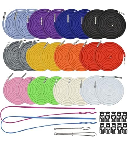 4Pcs Drawstring Cord Replacements – 53 Inch With Easy Threader For Sweatpants, Hoodies, Shorts