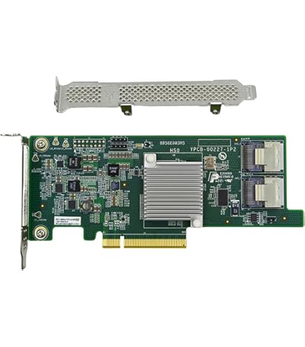 ipolex 12G interne PCI-E SAS/SATA HBA-controllerkaart, Broadcom's SAS3008, Compatibel voor SAS9300-8I