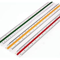 Amazon.co.jp: PARTISAN 三角 スケール 定規 サンスケ 30cm