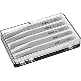 アネックス(ANEX) ピンセット プラスチック製 ケース付 5本組 No.230-5S