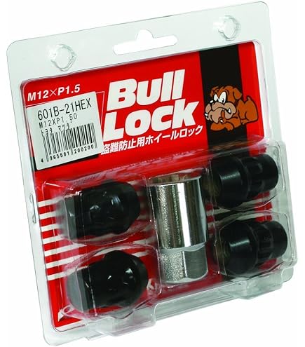 Amazon.co.jp: KYO-EI 601B Car Wheel Lock Nut Anti-theft Bull Lock