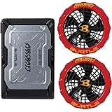 バートル BURTLE 赤ファン＋新型19V黒バッテリーセット AC360+AC371 エアークラフト AIRCRAFT 京セラ製