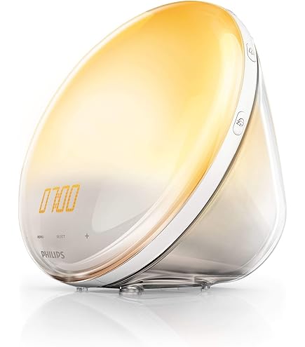 Philips Wake Up Light, White, 5 Natural Alarm Sounds : Amazon.com