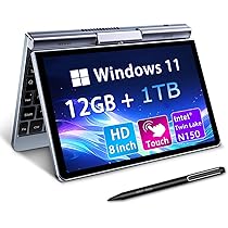 Amazon.co.jp: KOOTIGERS ミニノートパソコン 8インチ 2-in-1
