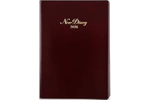 高橋 手帳 2026年 A5 デイリー ニューダイアリー ワイン No.89 (2026年 1月始まり)