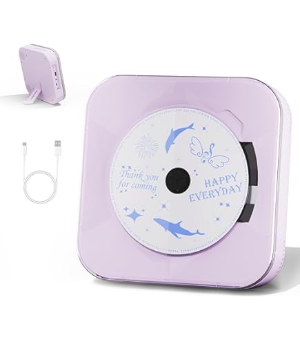 Amazon.co.jp: コンパクトCDプレーヤー, 透明カバー付き