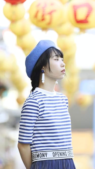 女性声優 - ボーダーTシャツ