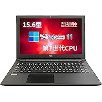 NEC - Core i5✨カメラ✨SSD✨Bluetooth✨NEC✨黒✨ノートパソコン Amazon.co.jp: 【整備済み品】NEC ノートPC VK23 /15.6型/10キー