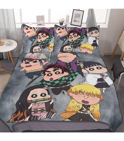 Amazon｜クレヨンしんちゃん 布団カバー 3点セット シングル