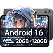 Amazon.co.jp: 【2025 Android 16 Tablet】TECLAST T65 13-inch Tablet