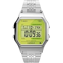 timex タイメックス　T80 グリーン　ゴールド Amazon.com: Timex T80 34mm Watch – Gold-Tone with Stainless