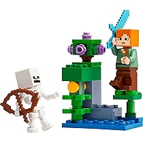 Amazon.co.jp: LEGO 30672 Minecraft Steve mit Baby-Panda : おもちゃ