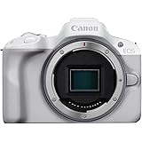 Canon ミラーレス一眼カメラ EOS R50 ボディのみ/ホワイト RFマウント 24.200万画素 4K動画 DIGIC X イメージプロセッサー 被写体検知&トラッキング コンパクト スマホ接続 コンテンツクリエイター