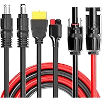 Amazon.co.jp: Cleqee 1.5m 4in1ソーラー充電ケーブル 変換ケーブル