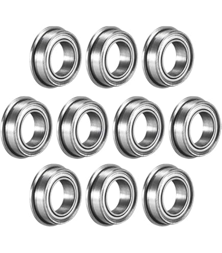 Amazon | uxcell フランジ付きボールベアリング MF126ZZ ダブルメタル