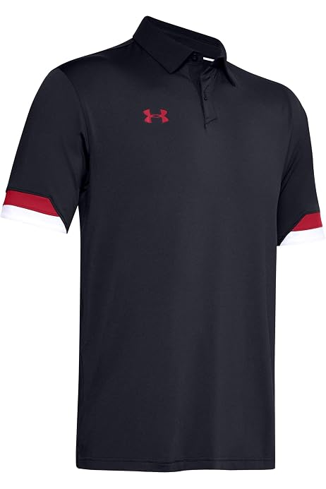 UA Stripe Mix-Up Polo (Navy 
