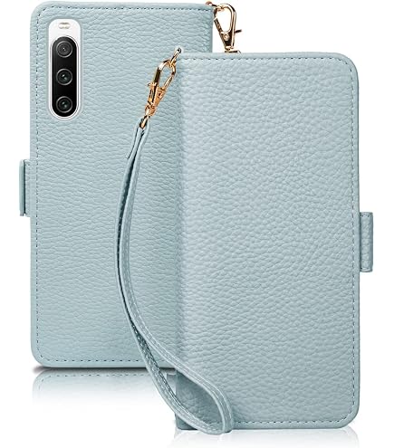 Amazon.co.jp: [サロンドアルファード] 手帳型スマホケース 本革 多
