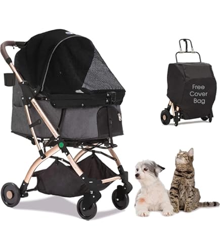 Amazon.co.jp: ペットカート 分離型 折りたたみ 犬用ベビーカー 2way