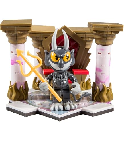 ゲームキャラクター McFarlane Toys Cuphead Chaotic Casino Interlocking Blocks for Montessori - Enhance Creativity