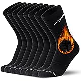 4 Pairs Organic Merino Wool Socks for Men Moisture Wicking Hiking Running Socks Everyday Thermal Crew Boot Cushion Socks